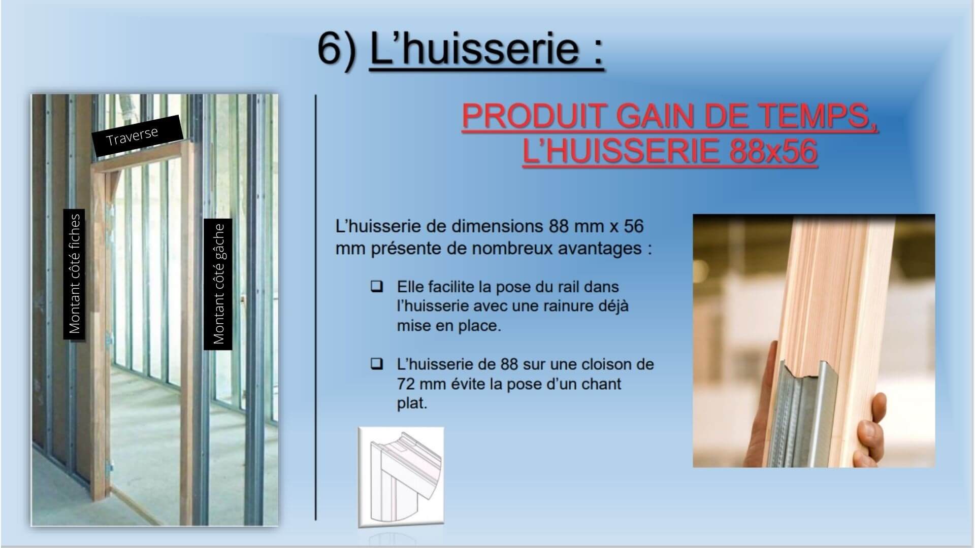 Comment poser une porte coulissante - Chauvat Portes